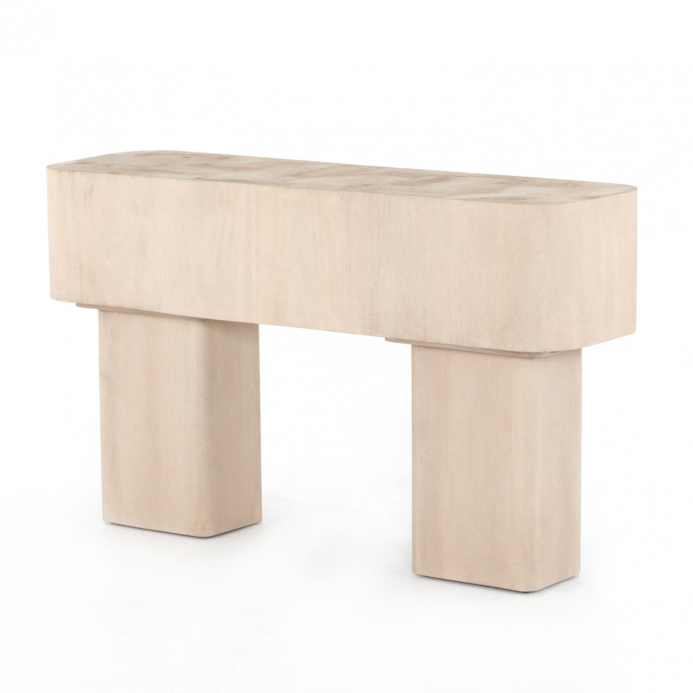 BLANCO CONSOLE TABLE-BLEACHED BURL