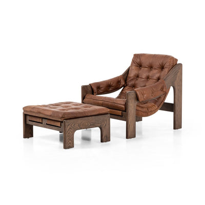 Halston Chair W/ Ottoman