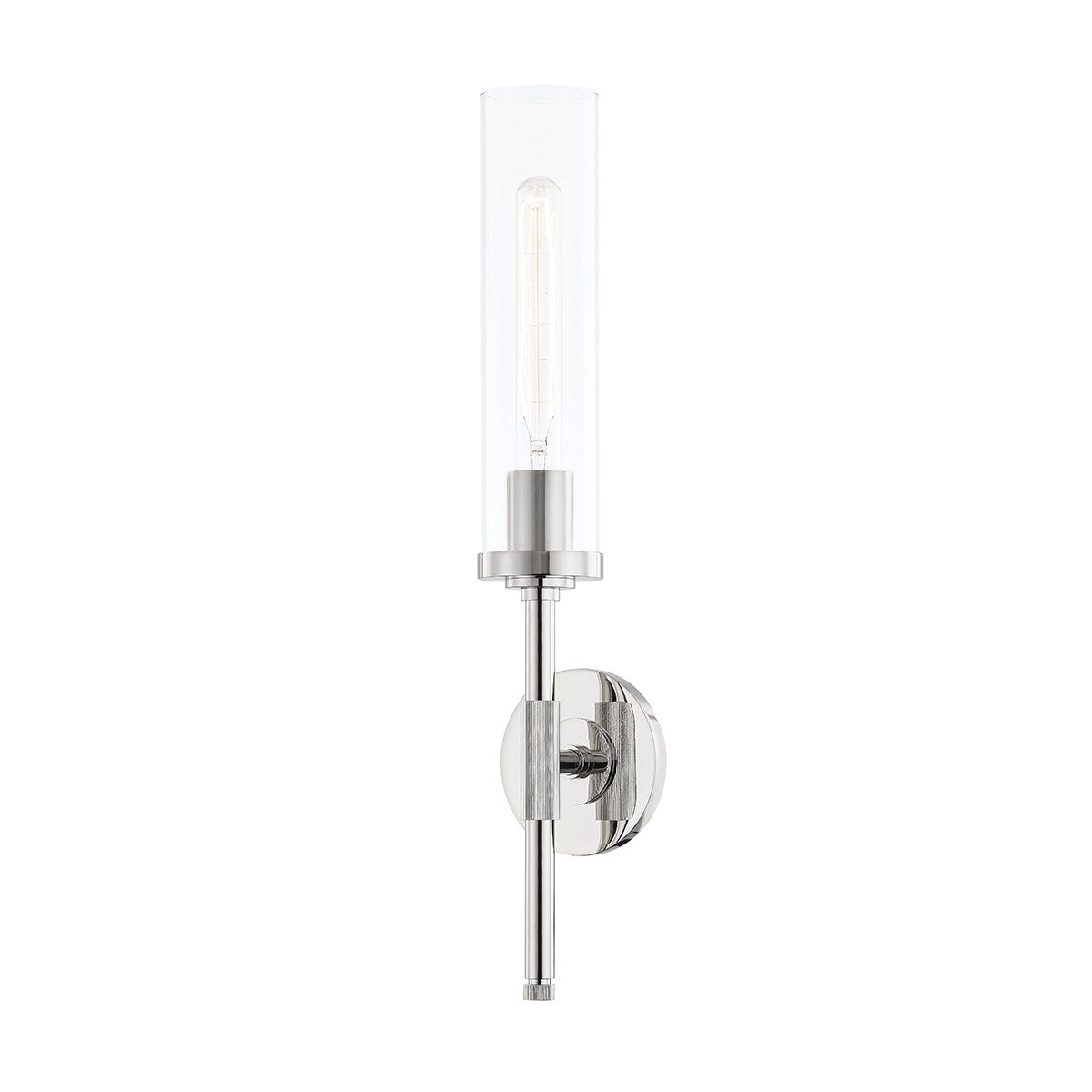 BOWERY WALL SCONCE POLISHED NICKEL