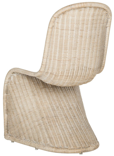 Willow Rattan Dining Chairs Set of 2