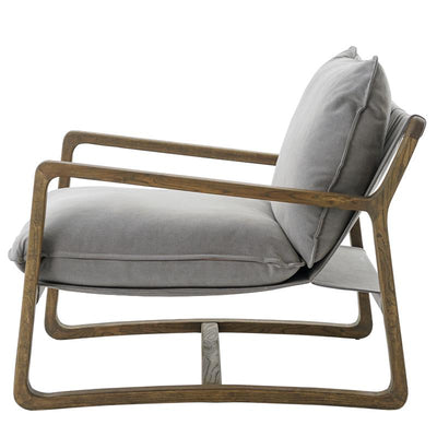 Ava Lounge Chair- Pewter