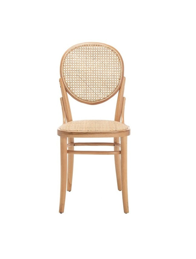 Bea Cane Dining Chair Set of 2- Natural