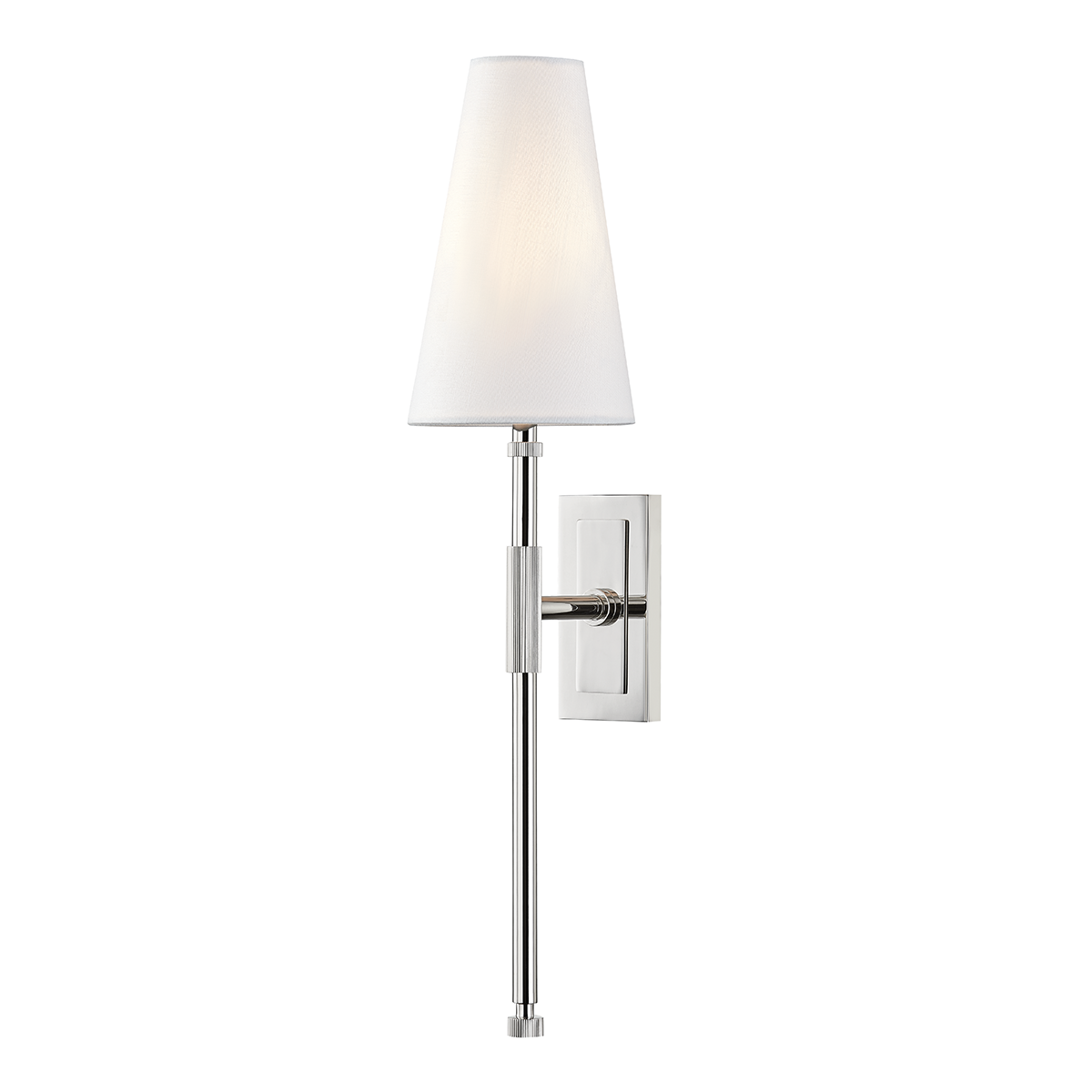 BOWERY WALL SCONCE POLISHED NICKEL