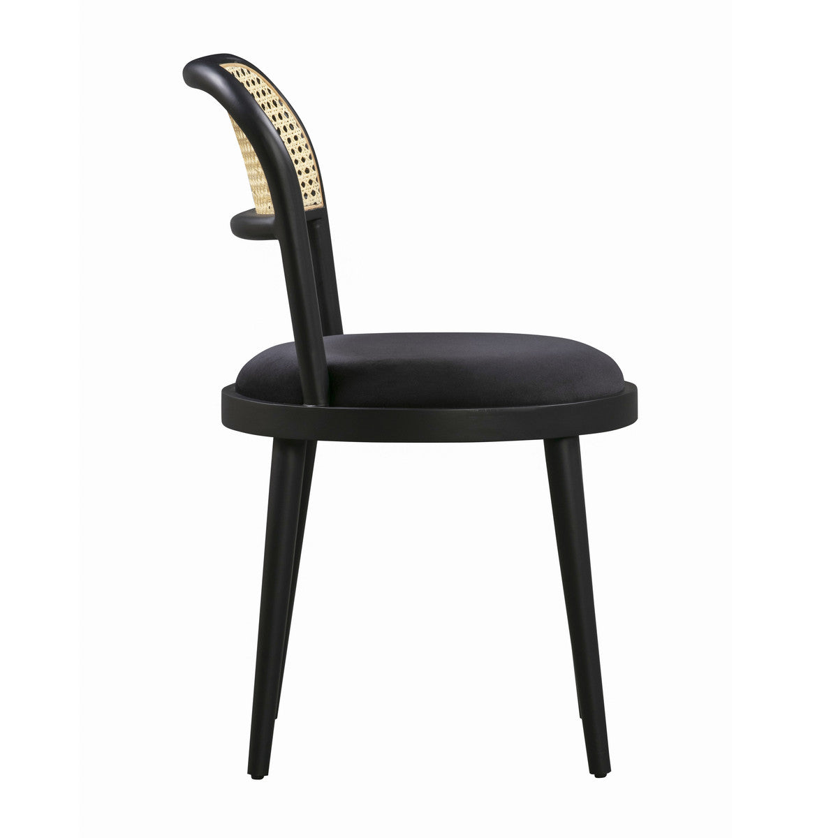 Deco Rounded Cane Dining Chair