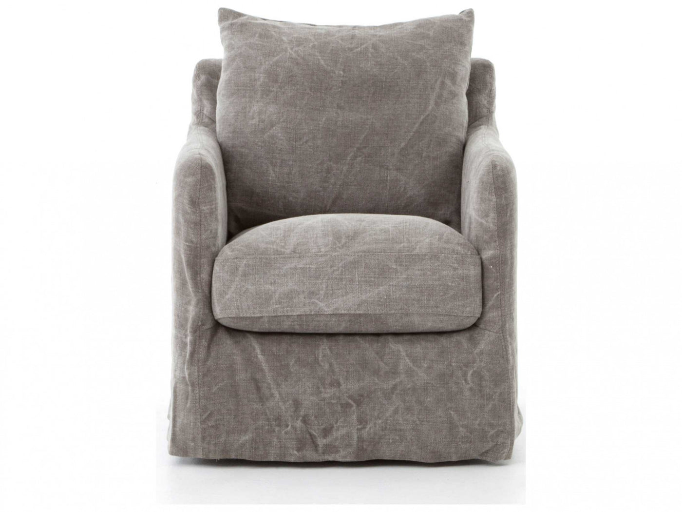 Marshall Swivel Chair- Stonewashed Gray