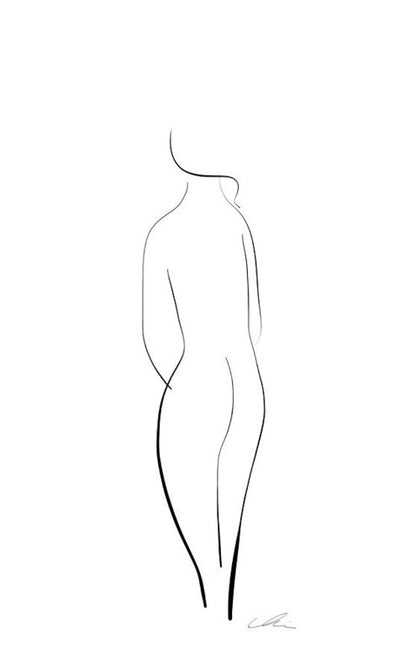 Line Drawing Nude