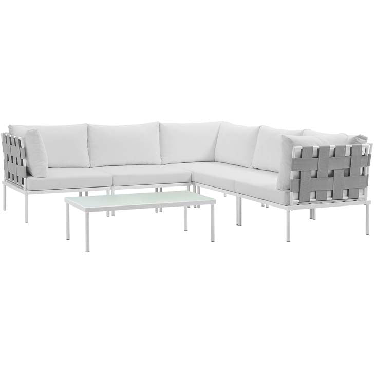 Brisbane Sectional Series White Eclectic Goods Inc.