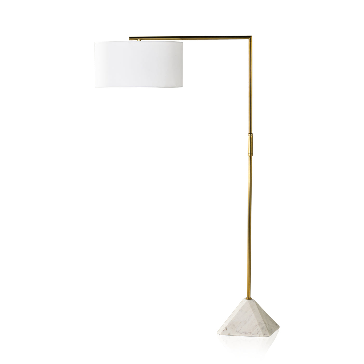 HARTFORD FLOOR LAMP-WHITE