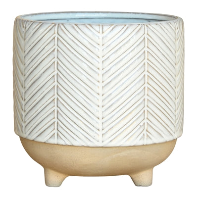 RAMOS CHEVRON CACHEPOT