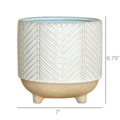 RAMOS CHEVRON CACHEPOT