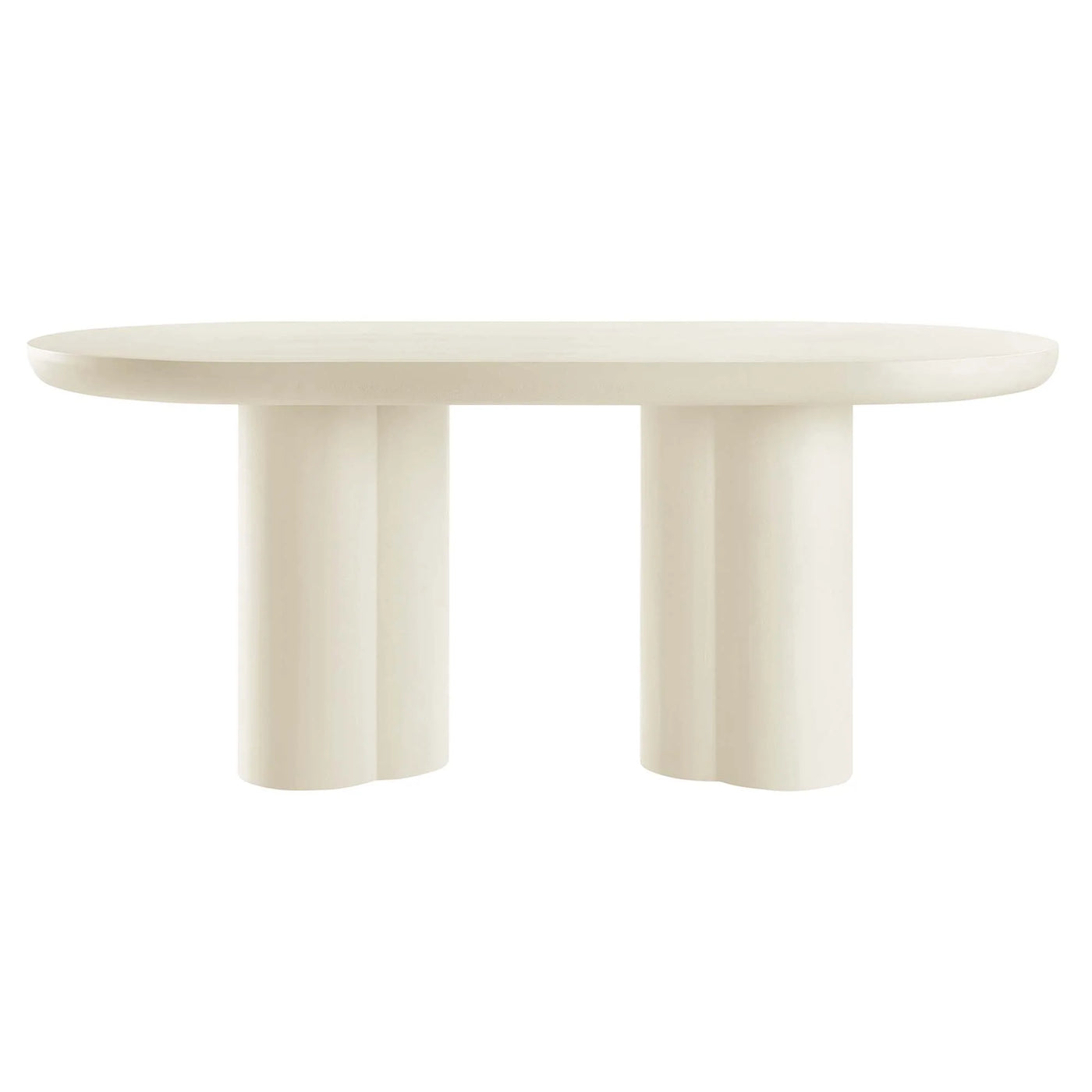 Caspian 72" Oval Concrete Dining Table