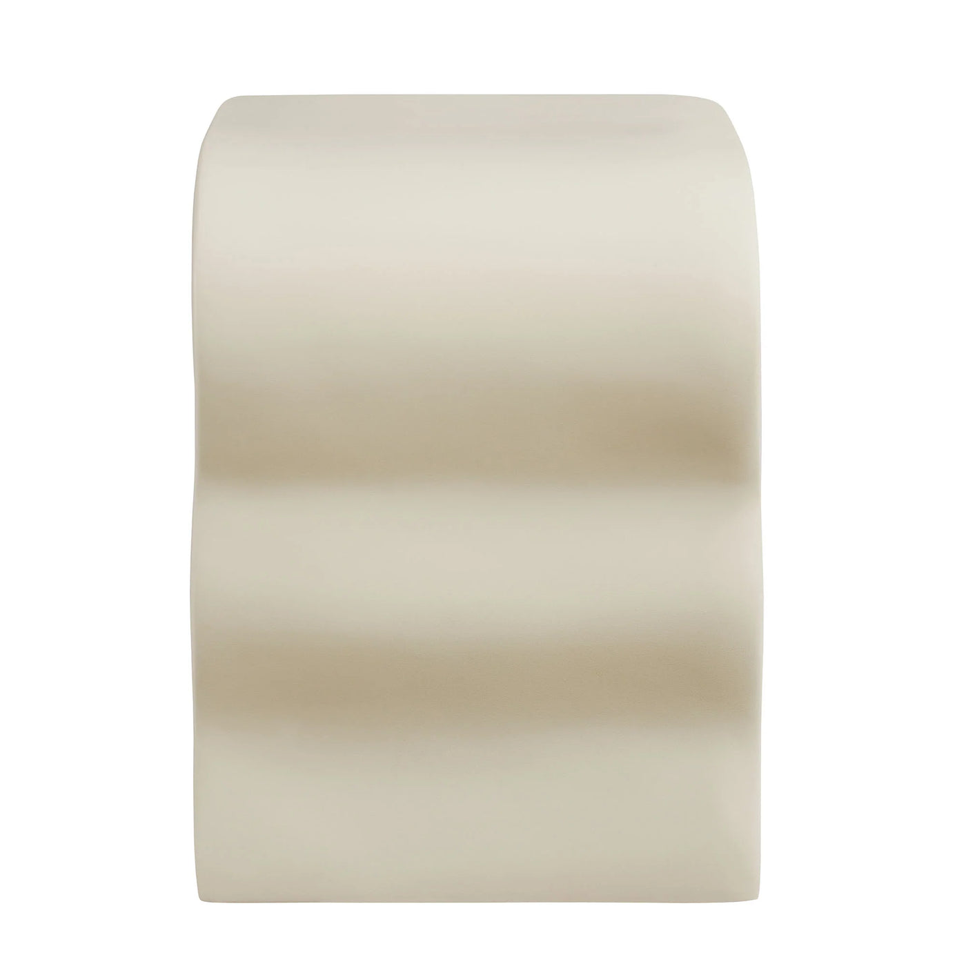 Jorin Squiggle Side Table in Ivory