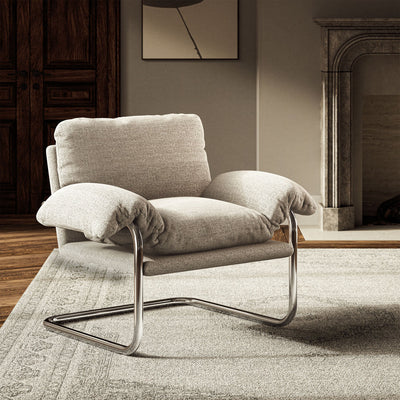 Ansel Performance Velvet Accent Chair