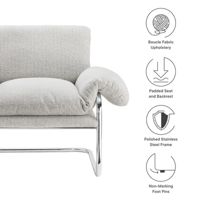 Ansel Performance Velvet Accent Chair