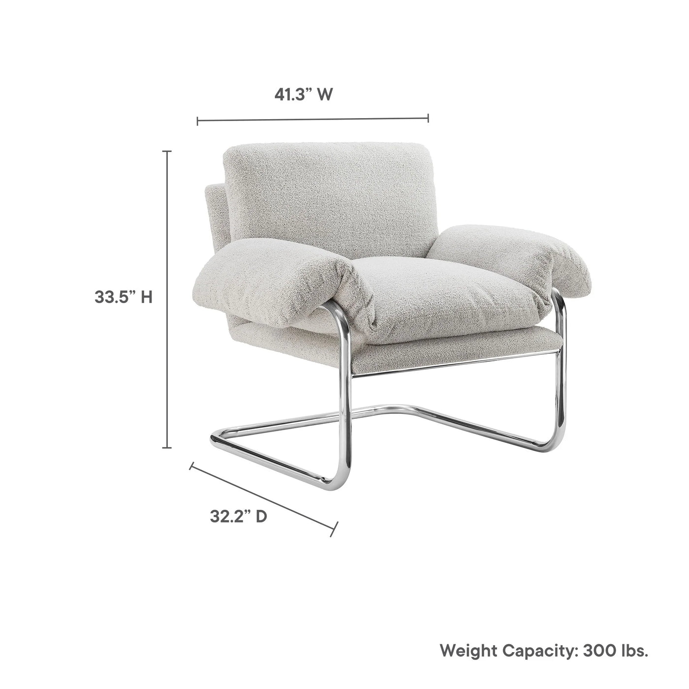 Ansel Performance Velvet Accent Chair