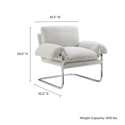 Ansel Performance Velvet Accent Chair
