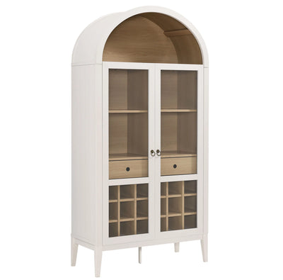 Nolan Arched Bar Cabinet in Black