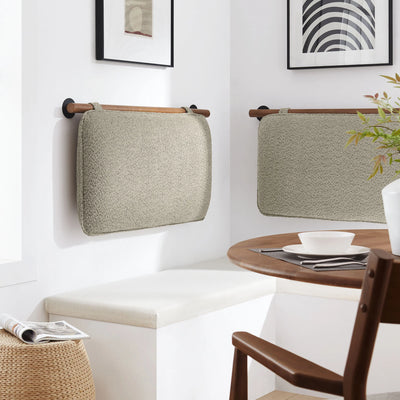 Anela Wall-Mounted Chenille Upholstered Headboard