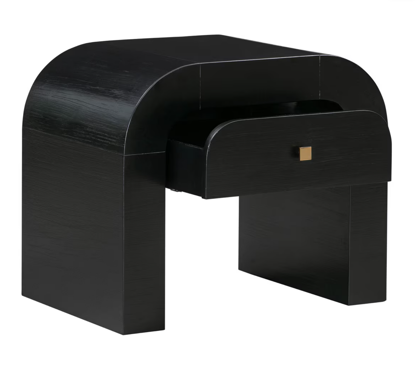 Hump Black Nightstand