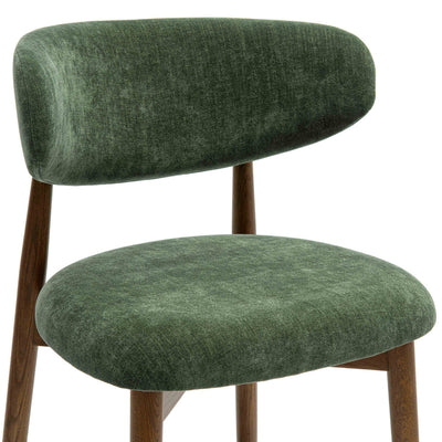 Arlo Forest Green Performance Velvet Dining Chair
