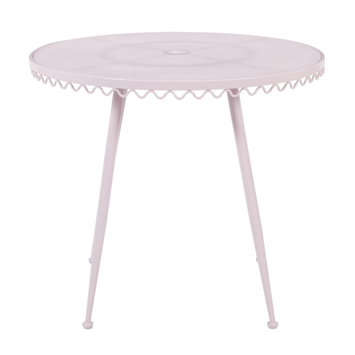 Livia Pink Wrought Iron Outdoor Cafe Table