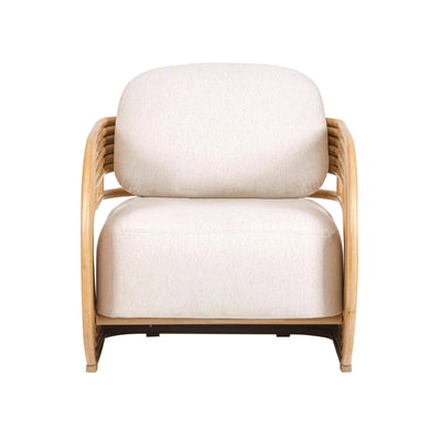 Serena Cream Natural Rattan Accent Chair
