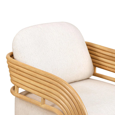Serena Cream Natural Rattan Accent Chair
