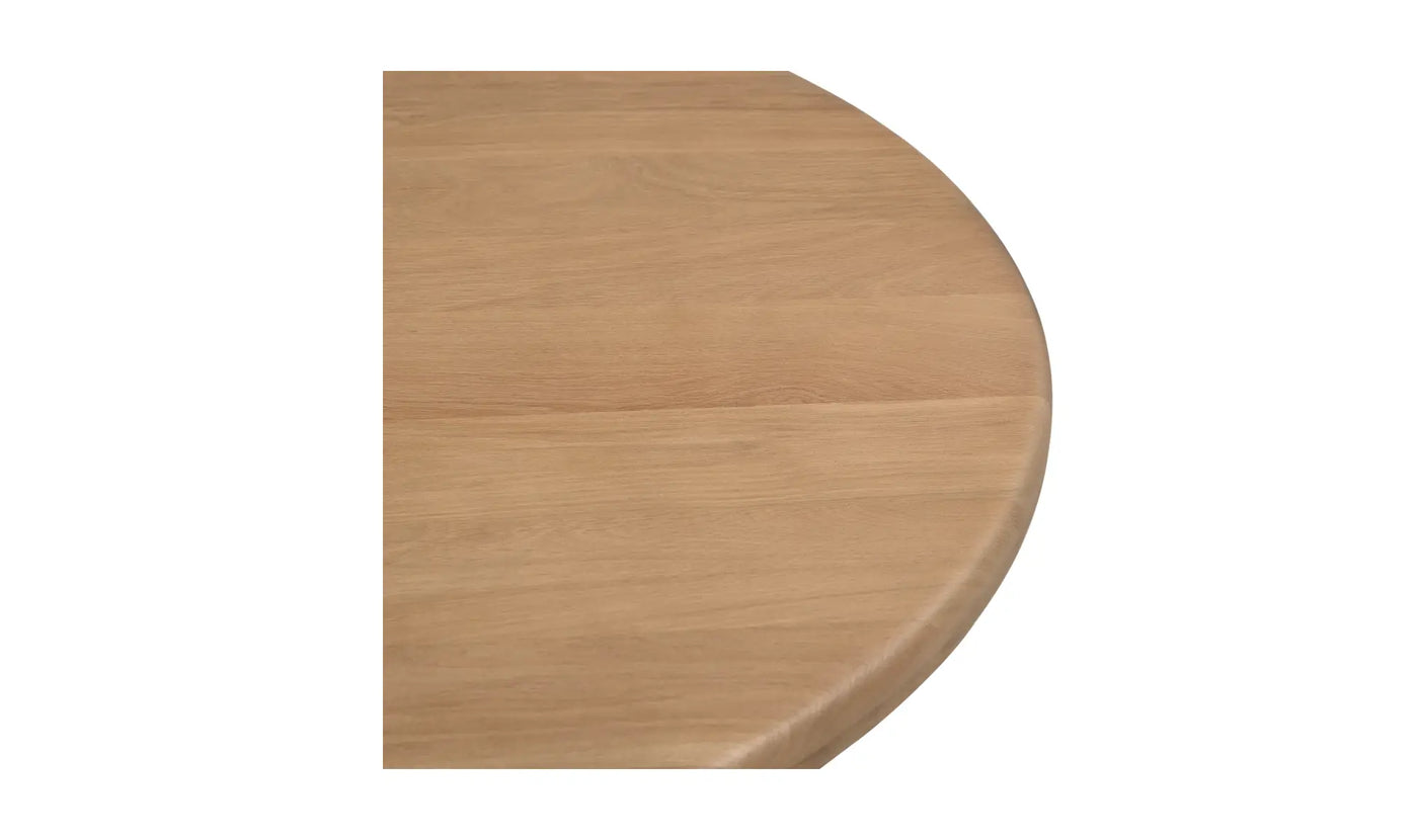 Column Round Coffee Table Oak