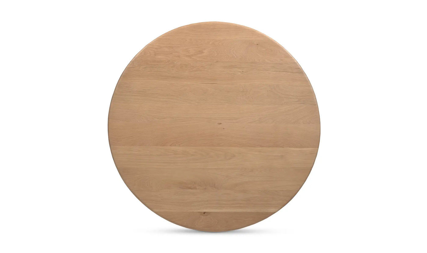 Column Round Coffee Table Oak