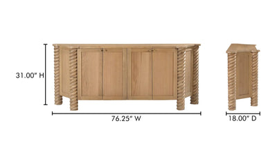 The Braided Column Sideboard