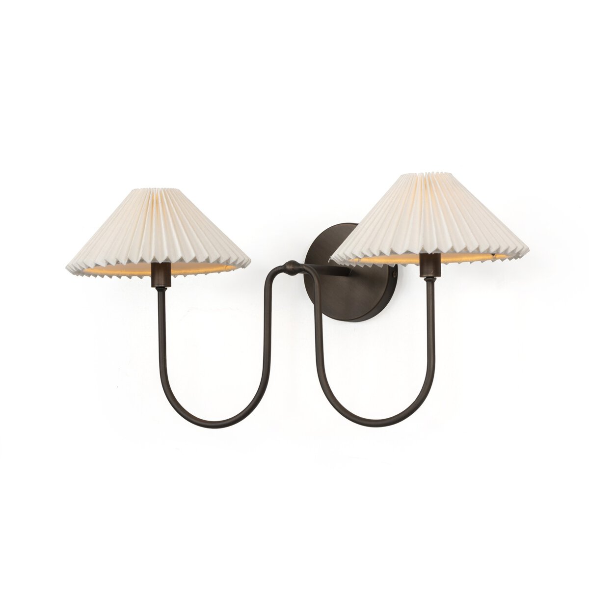 Double Pleated Sconce