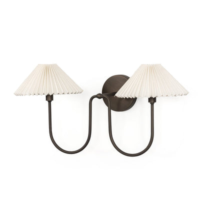 Double Pleated Sconce