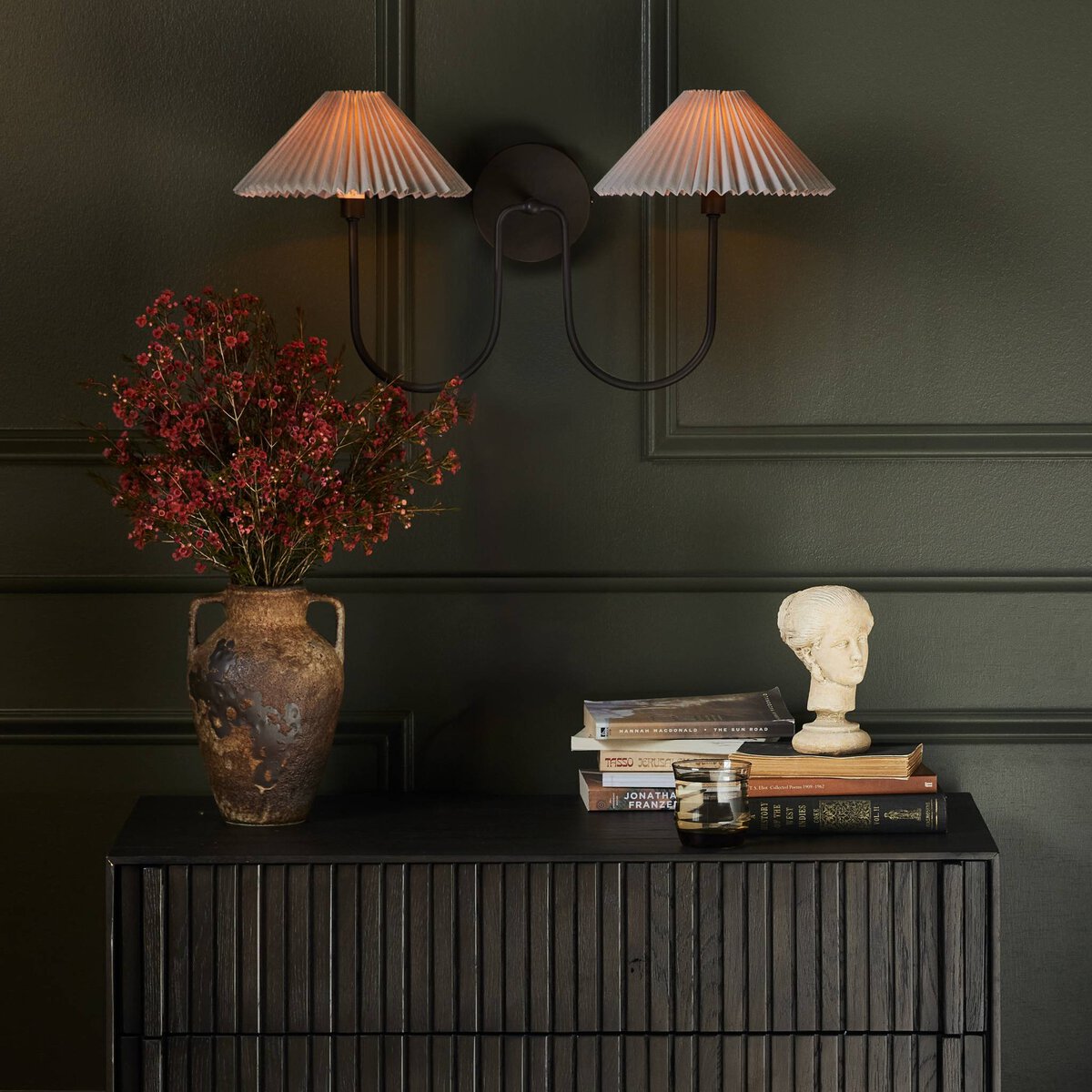 Double Pleated Sconce