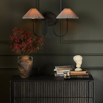Double Pleated Sconce