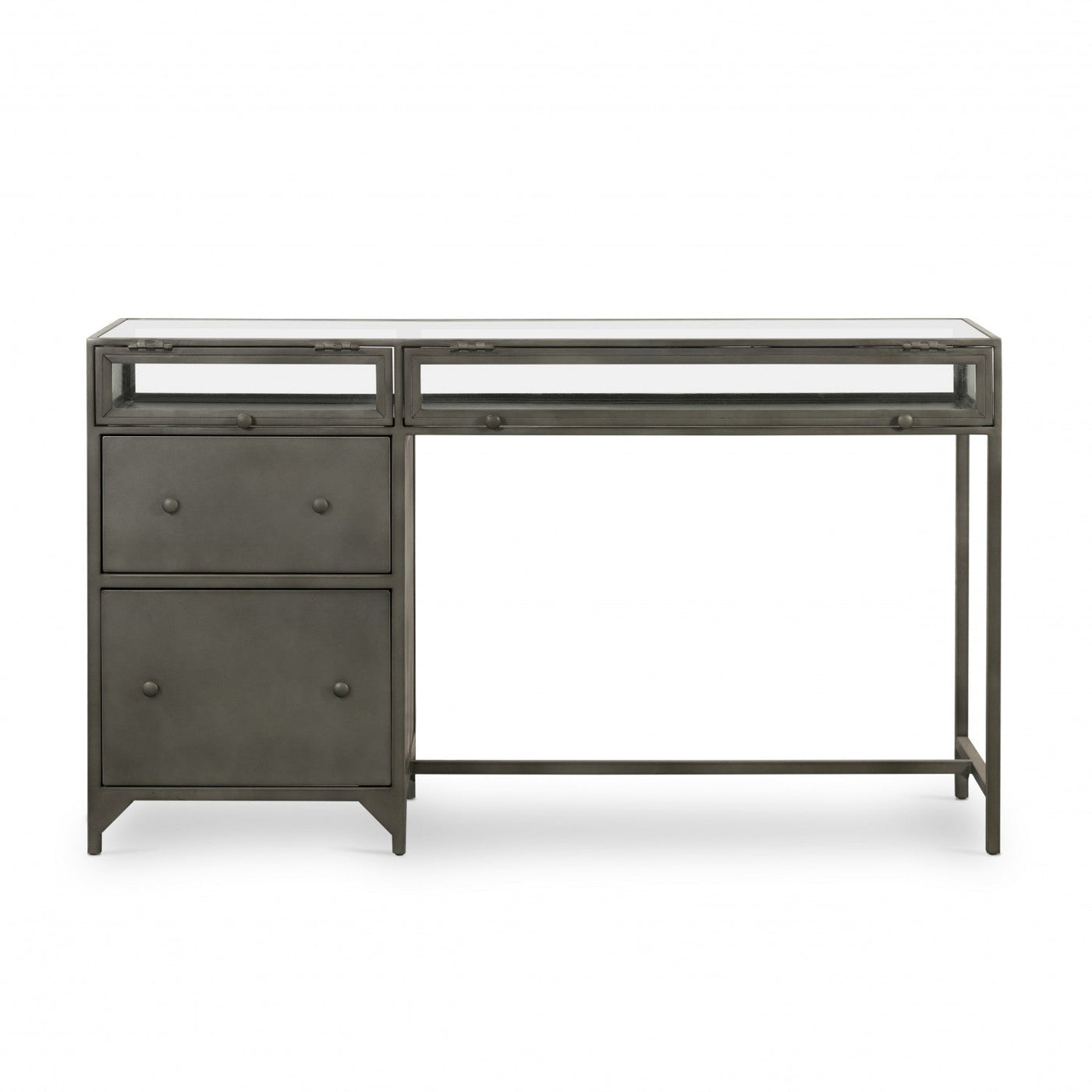 SHADOW BOX DESK,GUNMETAL