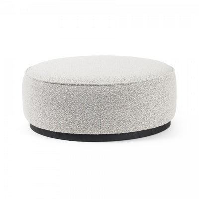 SINCLAIR LARGE ROUND OTTOMAN,KNOLL DOMINO