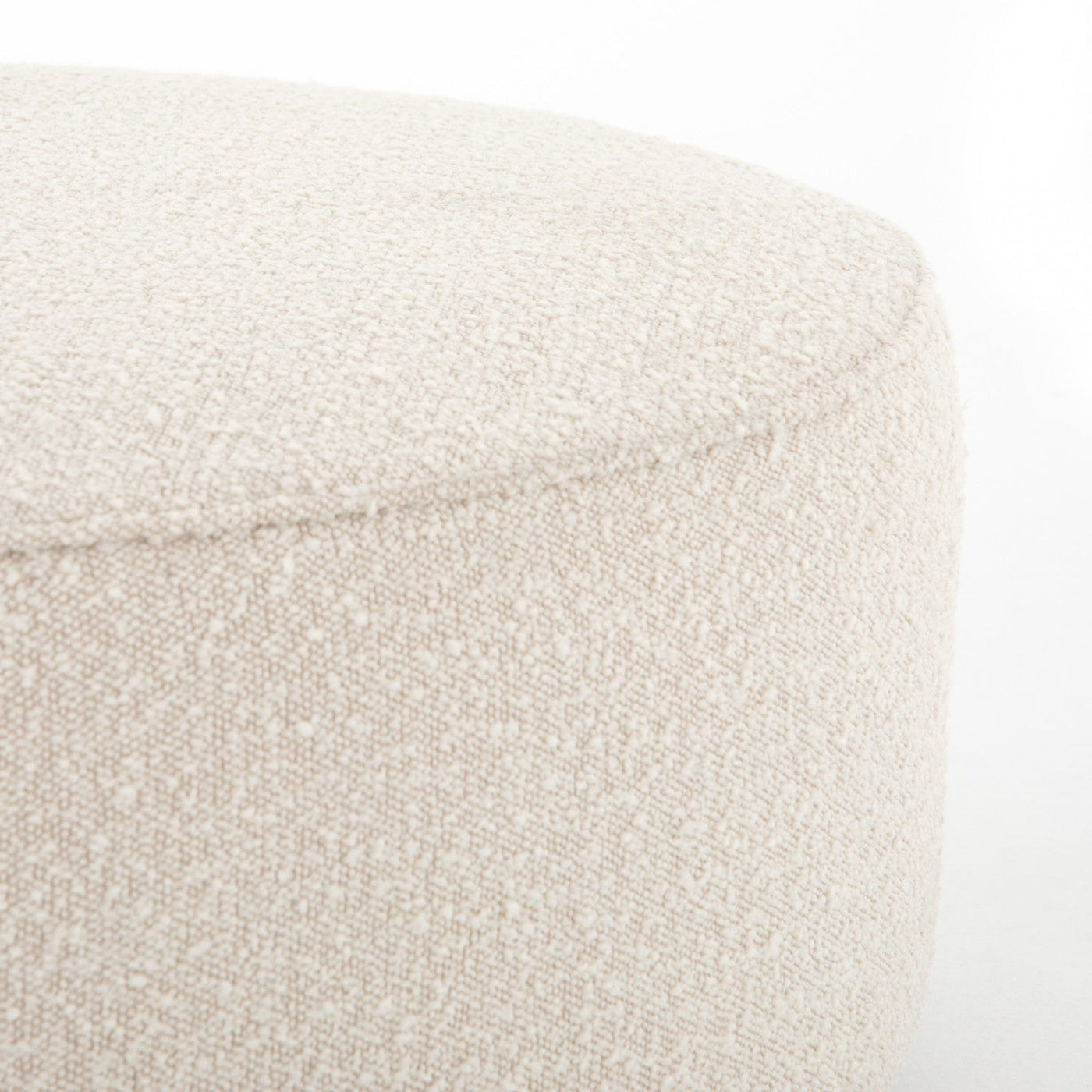 SINCLAIR LARGE ROUND OTTOMAN,KNOLL NATURAL