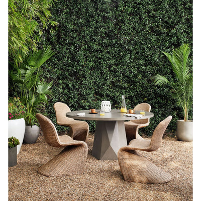 PORTIA OUTDOOR DINING CHAIR Natural