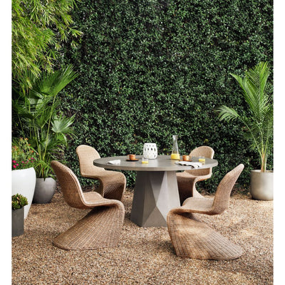 PORTIA OUTDOOR DINING CHAIR Natural