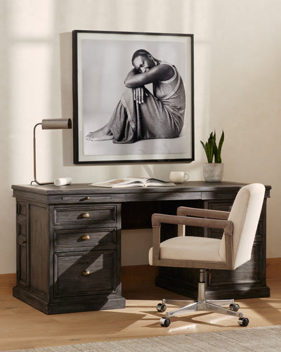 LIFESTYLE LARGE DESK,WASHED GREY
