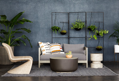 NAHLA OUTDOOR END TABLE-GRAPHITE