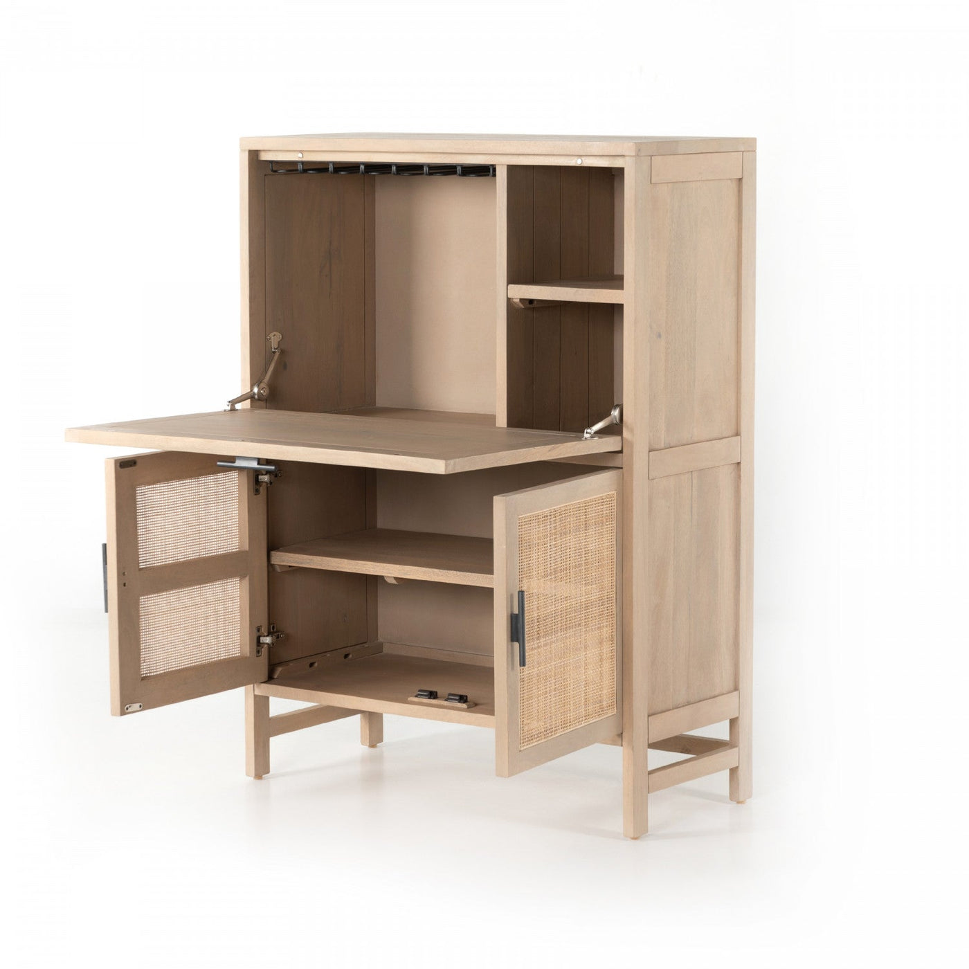 CAPRICE BAR CABINET-NATURAL MANGO