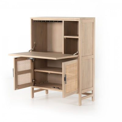 CAPRICE BAR CABINET-NATURAL MANGO