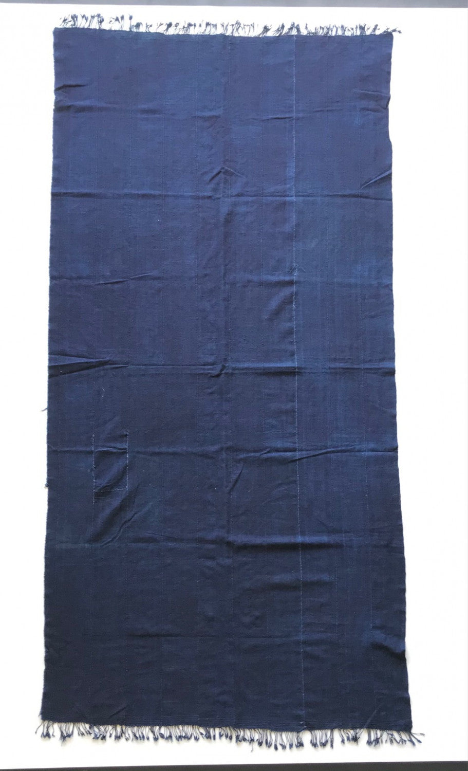 Vintage Indigo Throw Blanket No. 12