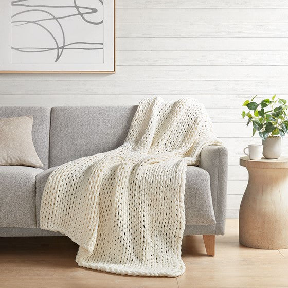 Chunky Double Knit Handmade Throw