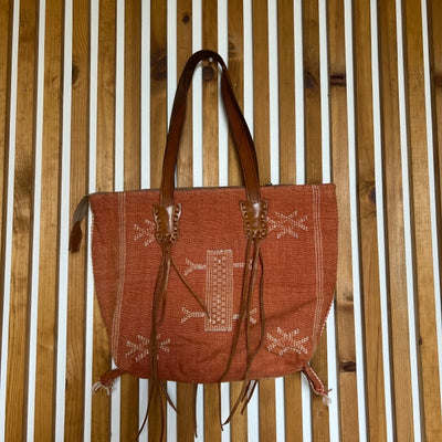Sabra Silk Handbag Orange #19