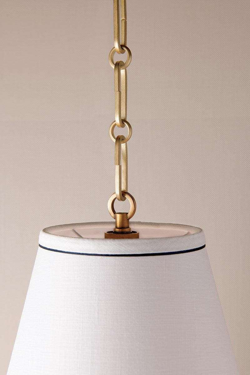 Worth Pendant Light Aged Brass