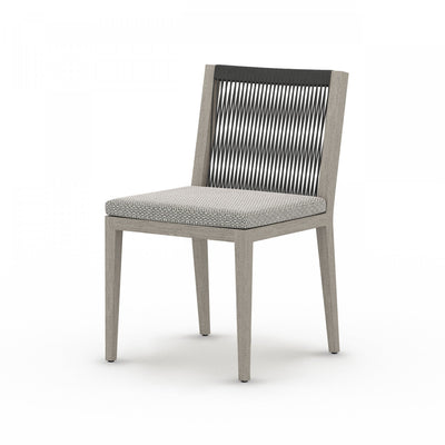 SHERWOOD OUTDOOR DINING CHAIR, WEATHERED GREY