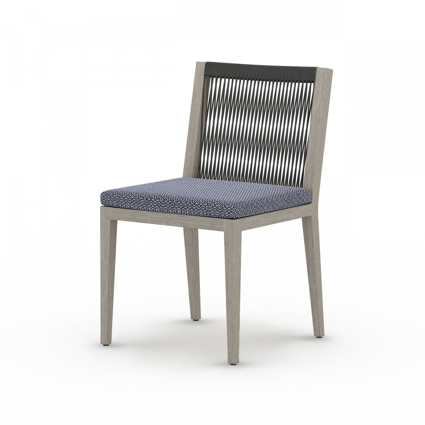 SHERWOOD OUTDOOR DINING CHAIR, WEATHERED GREY