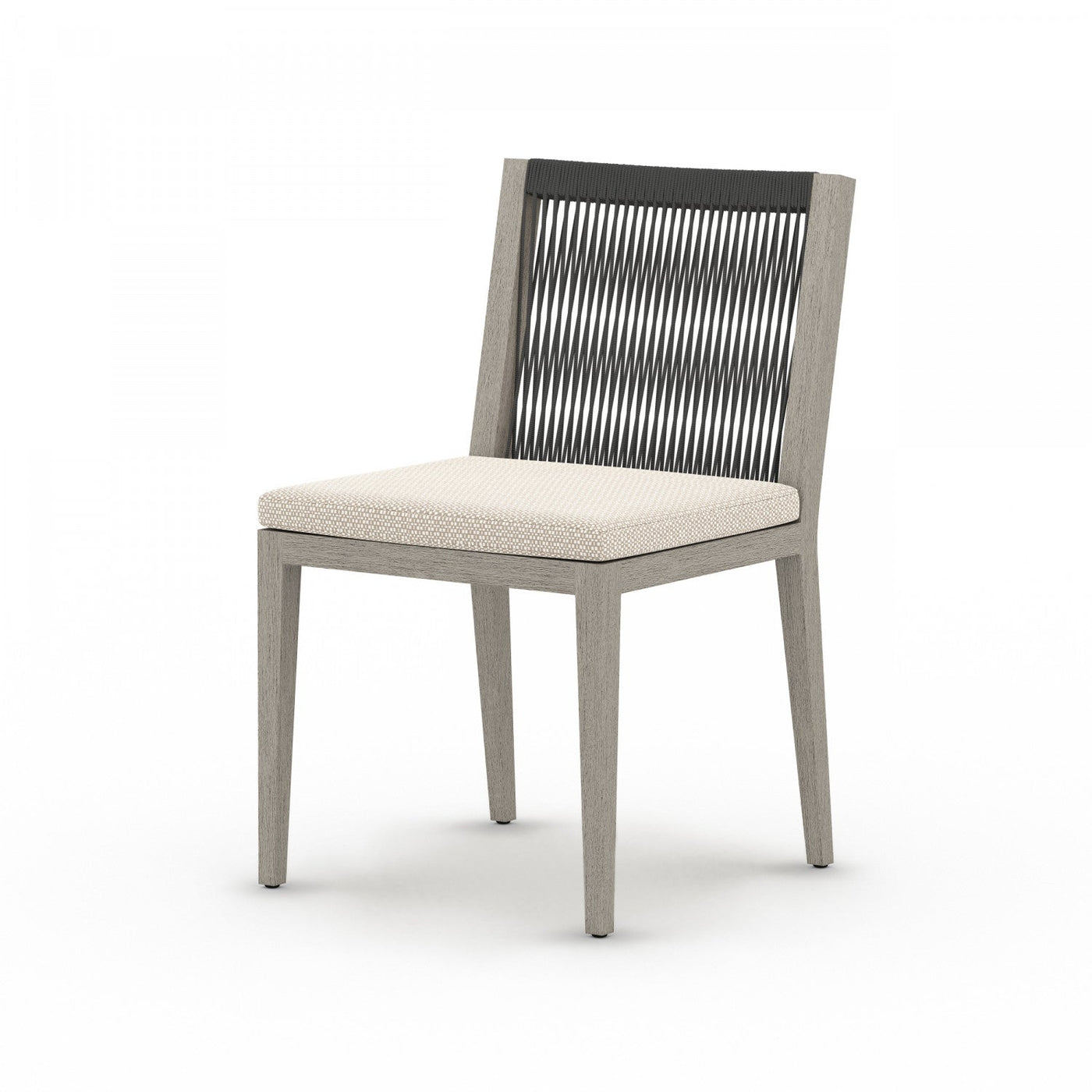 SHERWOOD OUTDOOR DINING CHAIR, WEATHERED GREY